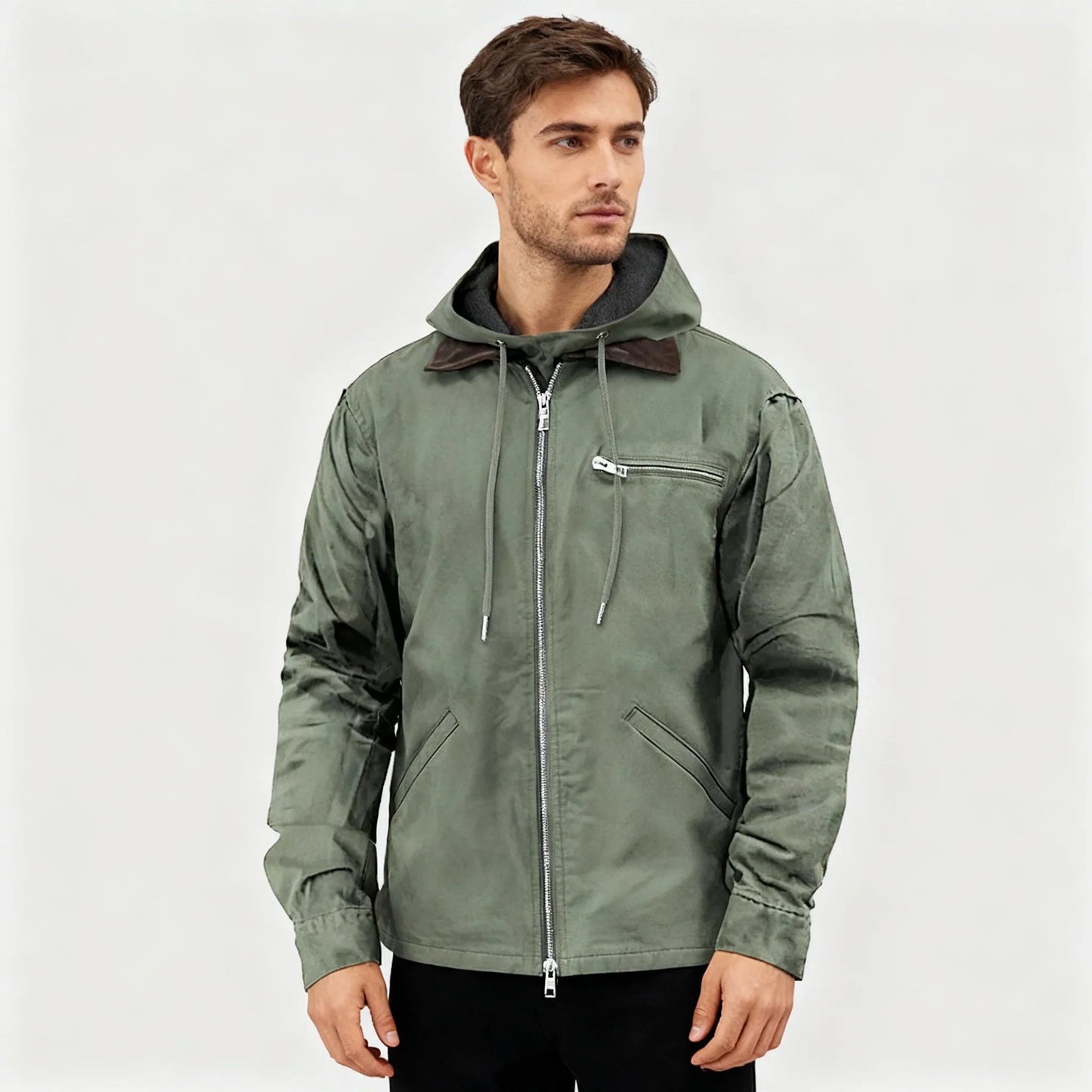 Matteo | Felpa Sherpa con Zip Integrale